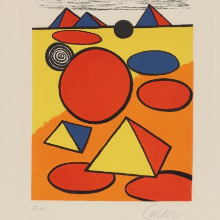 Alexander Calder "La Petite Pyramids" Serigraph