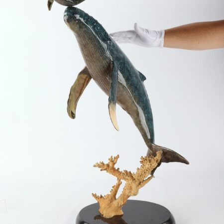 Robert Wyland "Genesis" Whale Sculpture