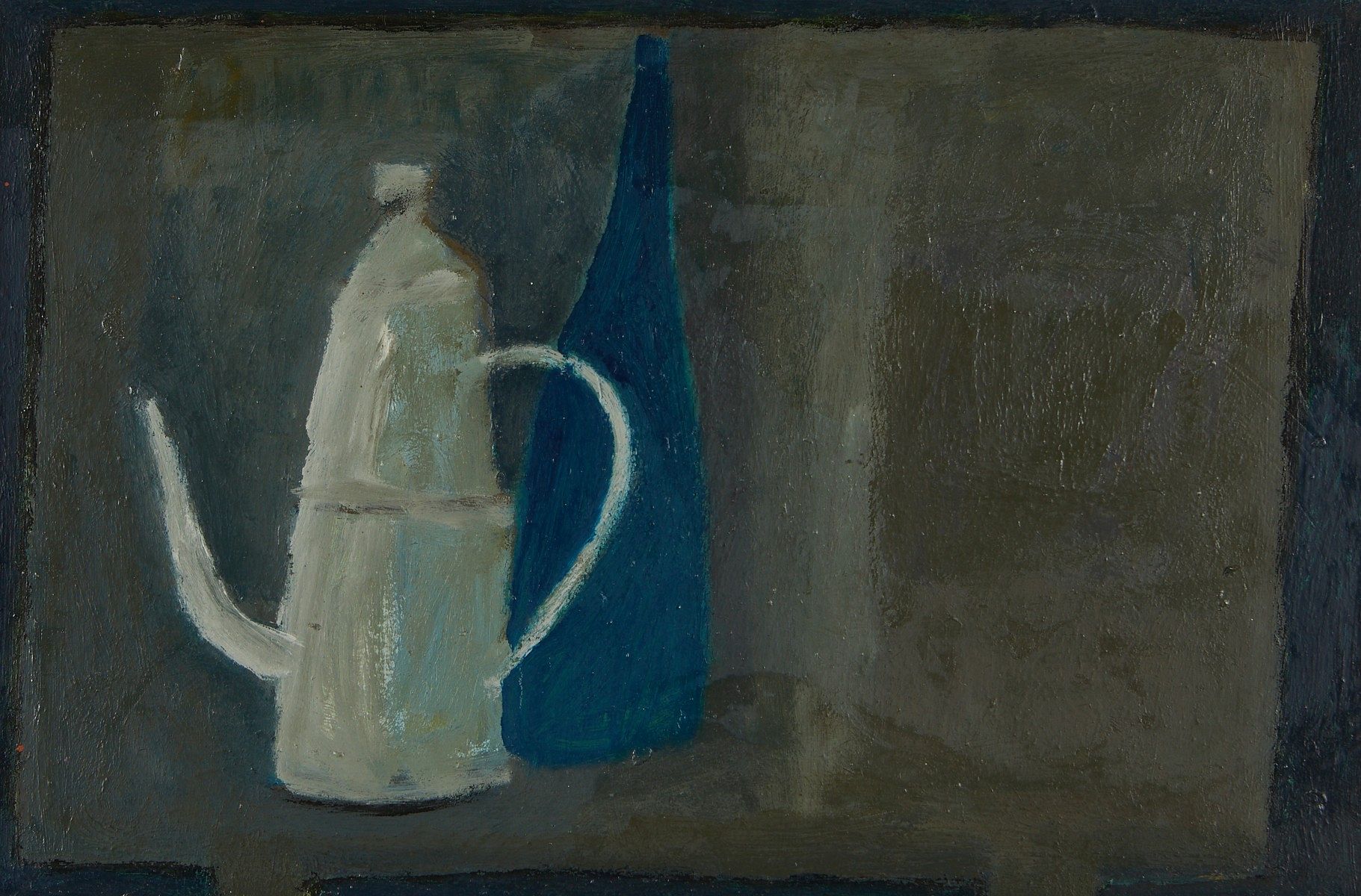 Klaas Gubbels "Still Life in Blue" Oil Painting