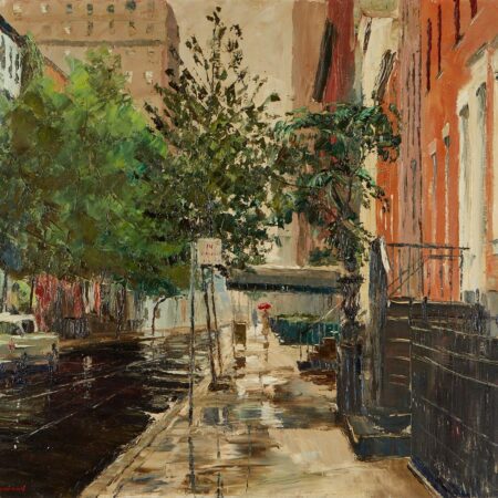 Peter Hayward Cityscape Painting