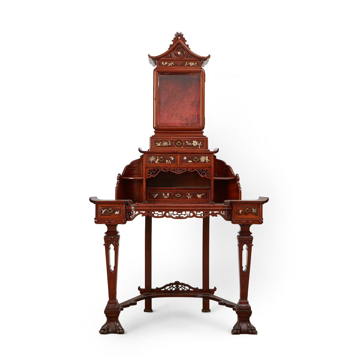 Gabriel Viardot Victorian Chinoiserie Desk