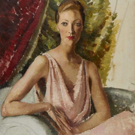 Doris Clare Zinkeisen Portrait Oil Painting