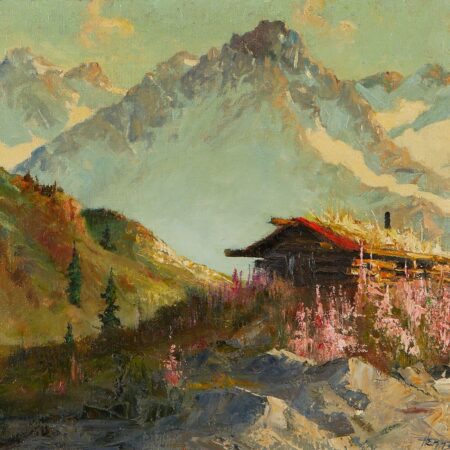 Ellen Henne Goodale Alaskan Landscape Painting