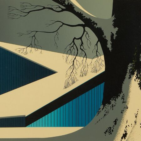 Eyvind Earle "Winter Quiet" Screenprint