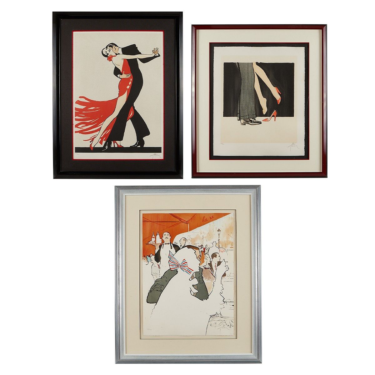 Three Rene Gruau Lithographs