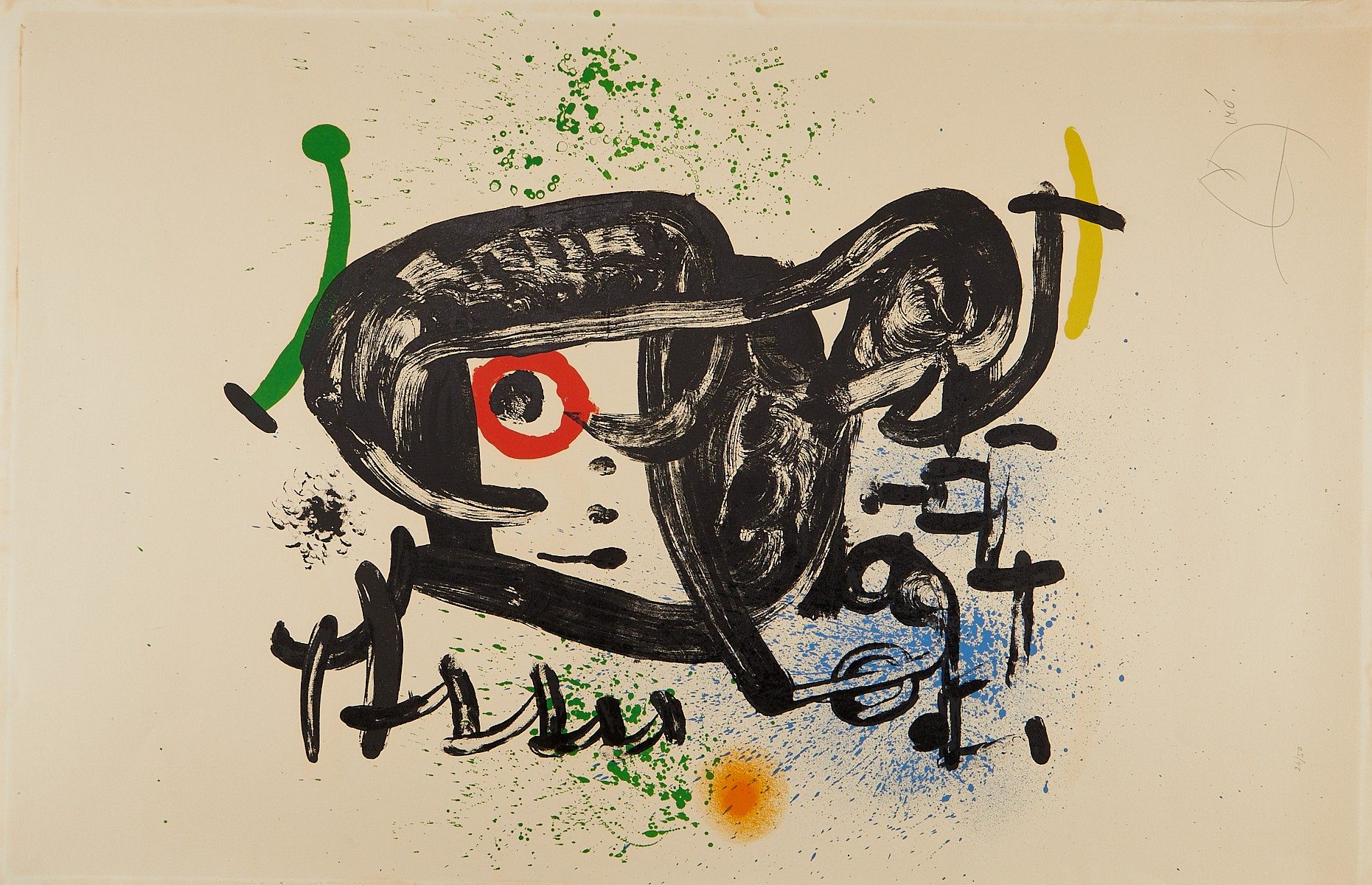 Miro "L'oeil de Faucon" Lithograph 1971