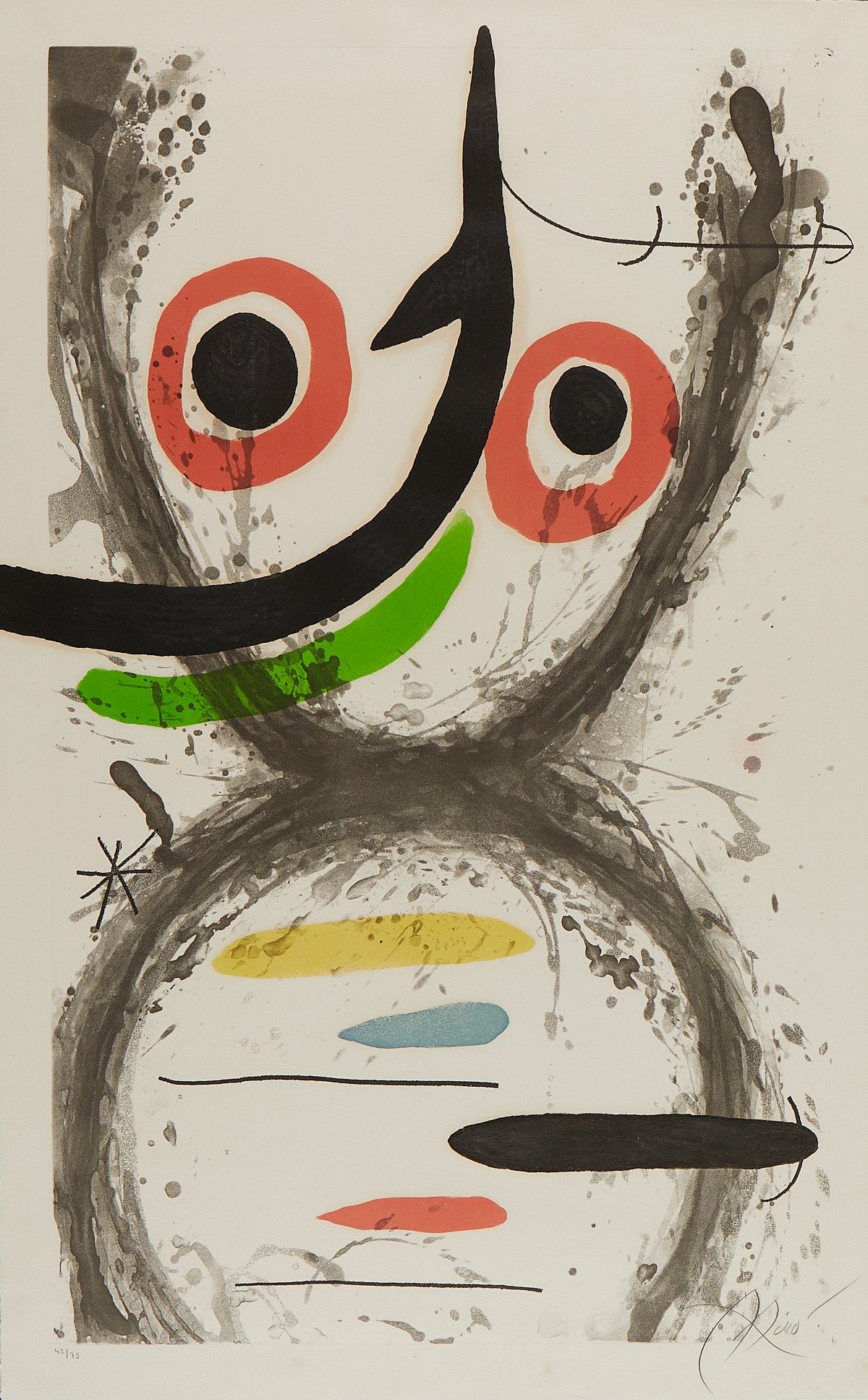 Miro "Prise a l'Hamecon" Etching 1969