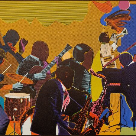 Romare Bearden "Out Chorus" Etching