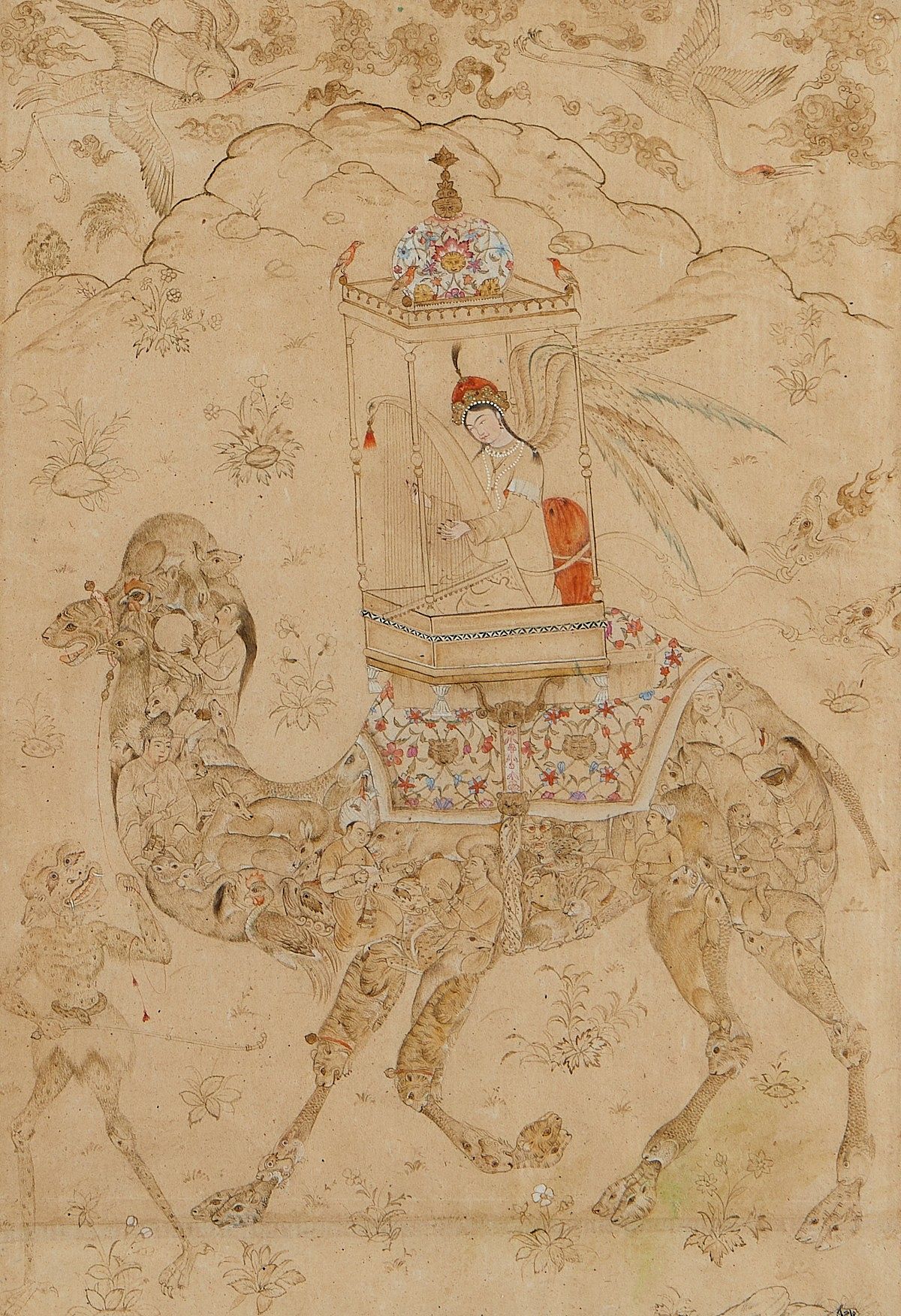 Mughal Composite Camel Drawing