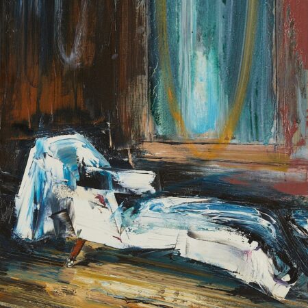 John Monks "Chaise Lounge No 2" Oil On Canvas 2003