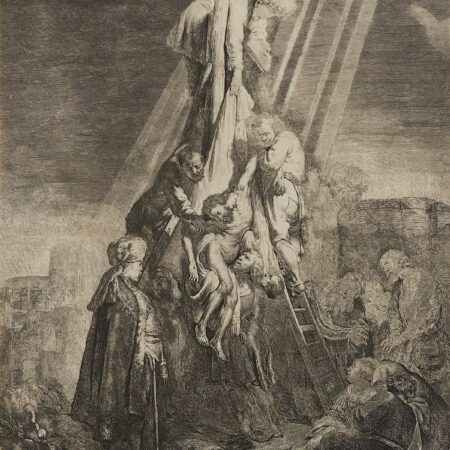 Rembrandt "The Descent from the Cross" 2nd Plate