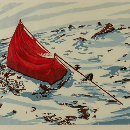 Richard Bosman "Blizzard" Woodcut 2009