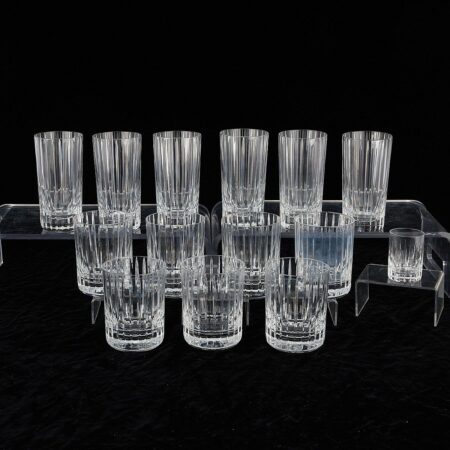 Set of 14 Baccarat Harmonie Glass Tumblers