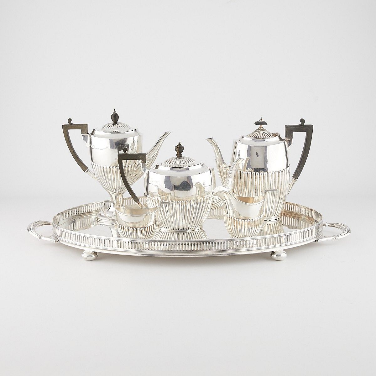 Edwardian Sterling Silver Service Set