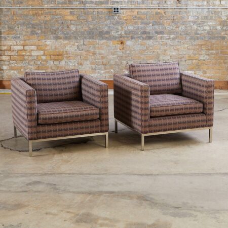 Pair of Florence Knoll MCM Lounge Chairs