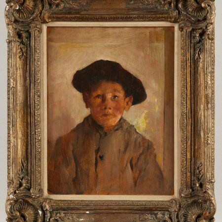 Paul-Louis Delance Child Portrait Painting