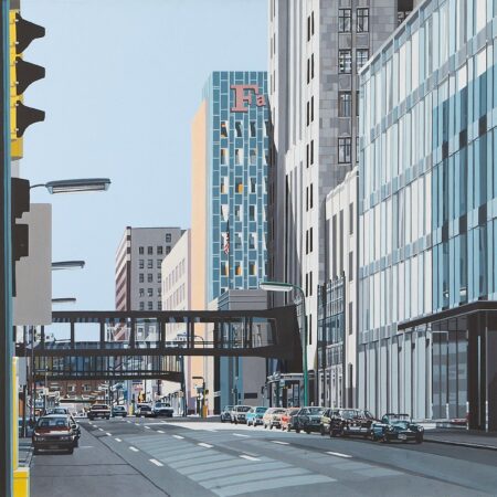 Mike Proulx "Skyways" Acrylic on Canvas Painting