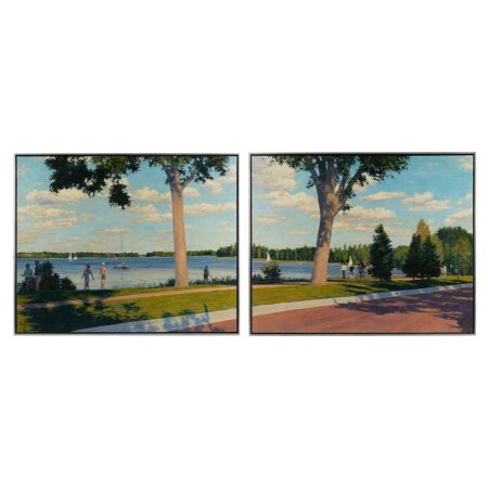 Gary Bowling "Minneapolis Lakes" Diptych Paintings