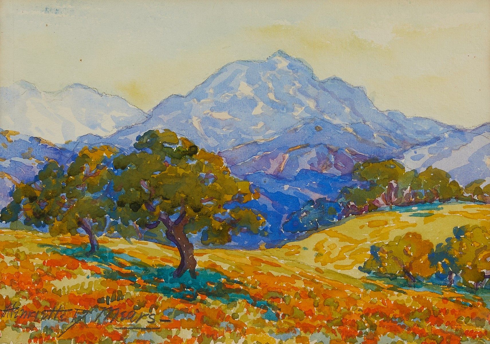 Henrietta Dunn Mears California Landscape Painting