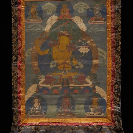 Tibetan Thangka Manjushri