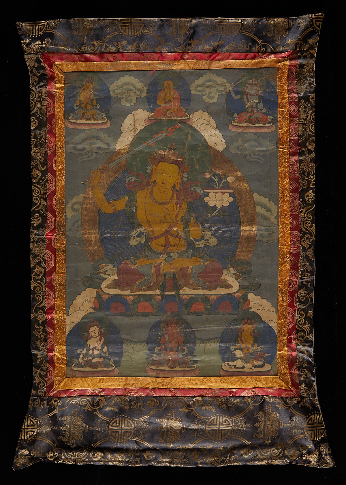 Tibetan Thangka Manjushri