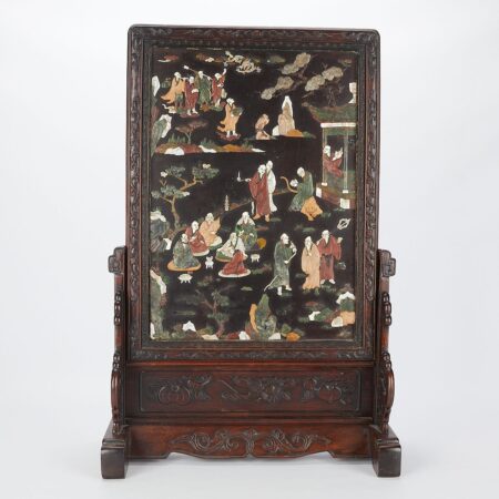 19th c. Chinese Inlaid Table Screen