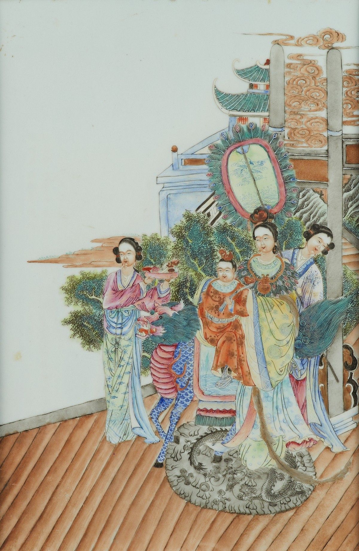 Chinese Porcelain Plaque