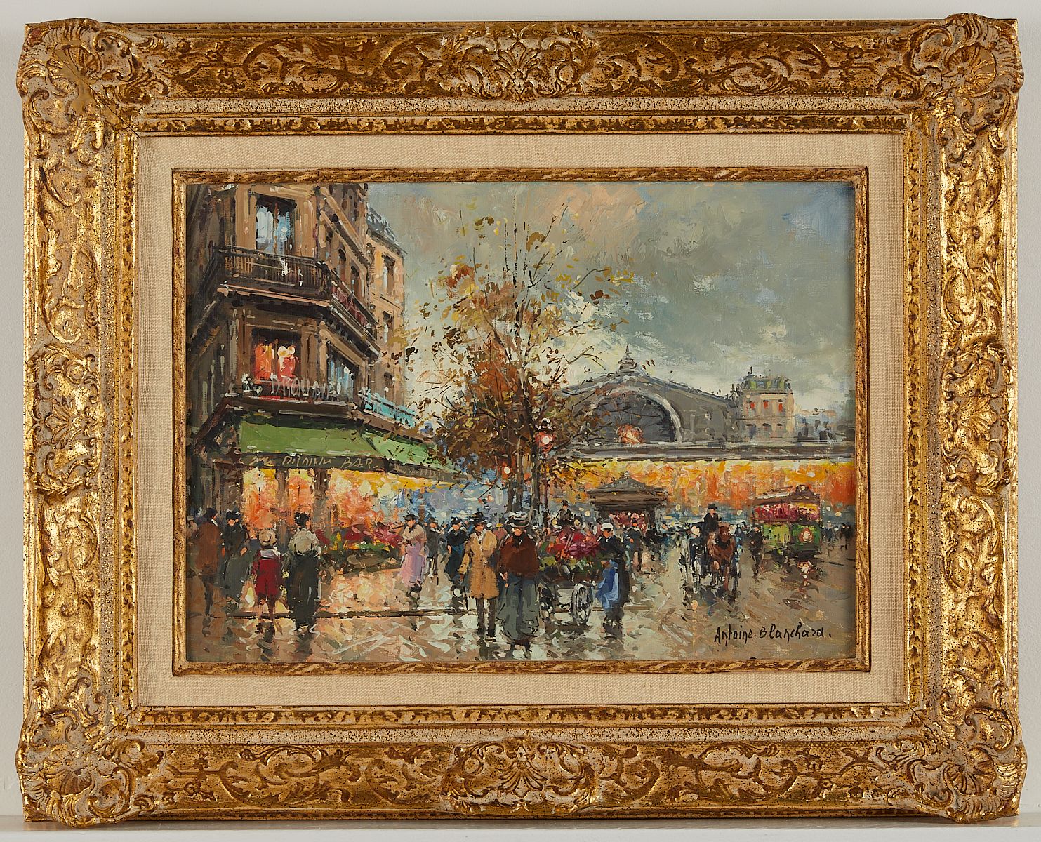 Antoine Blanchard Gare de l'Est Painting