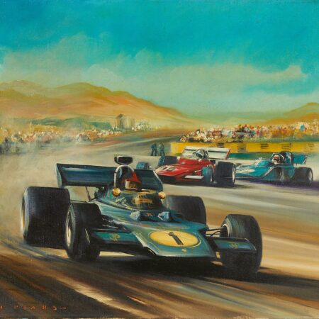 Dion Pears Formula One Race Painting