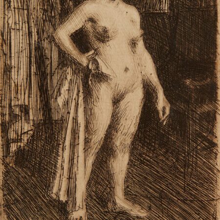 Anders Zorn "Venus de la Vilette" Etching 1893