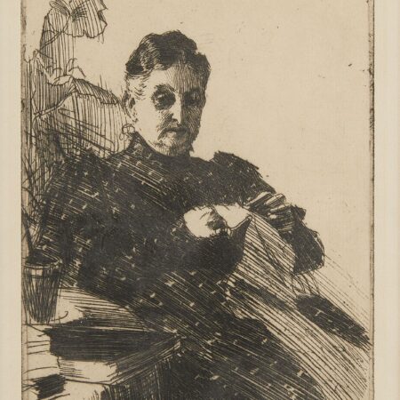 Anders Zorn "Mme Lamm II" Etching 1894