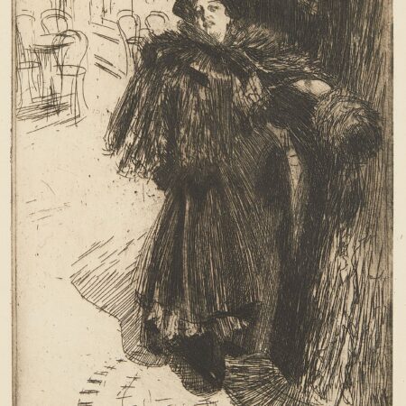 Anders Zorn "Effet de Nuit III" Etching 1897