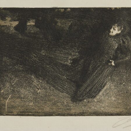Anders Zorn "On The Ice/Pa Isen" Etching 1898