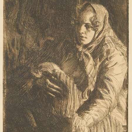 Anders Zorn "Madonna (A Mother)" Etching 1900