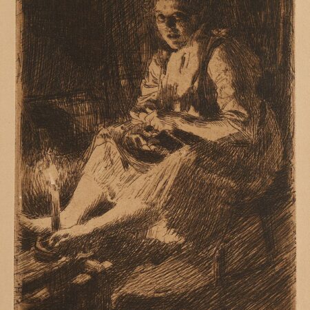 Anders Zorn "Ida" Etching 1905