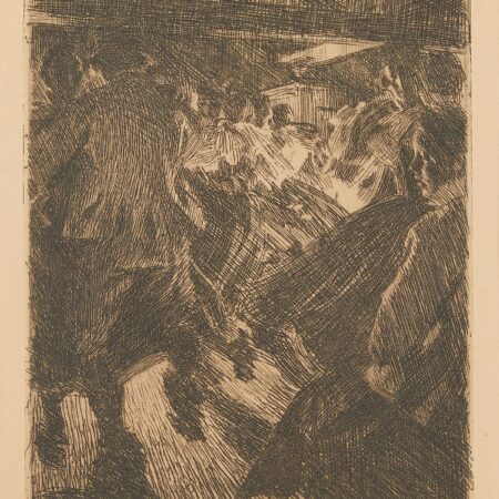 Anders Zorn "Gopsmor Cottage" Etching 1917