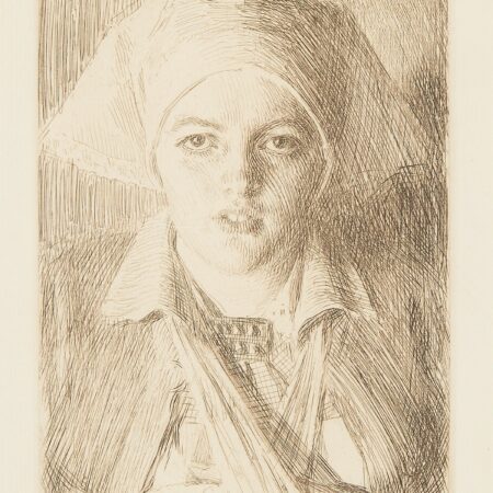 Anders Zorn "Gulli II" Etching 1918