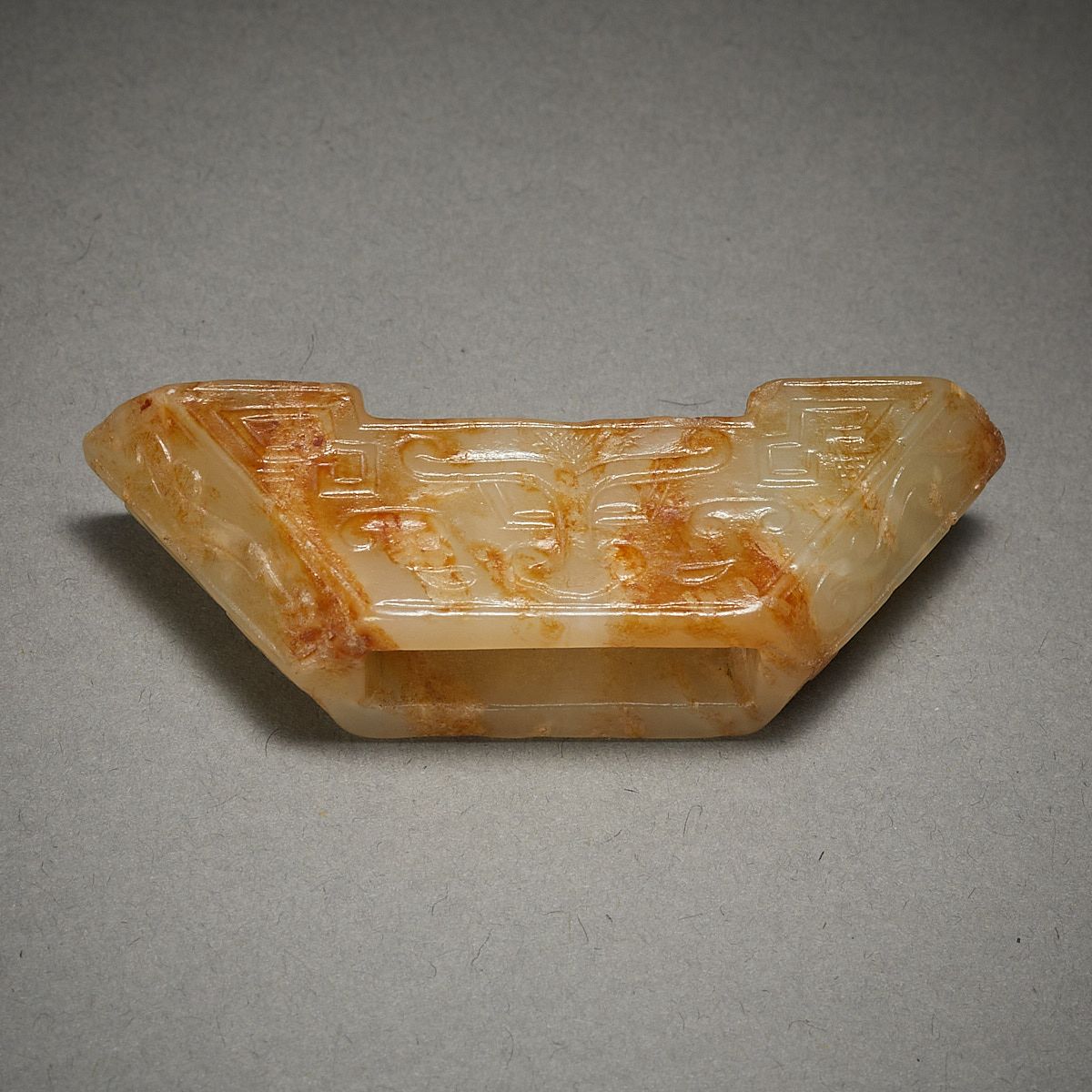 Chinese Carved Jade Sword Guard