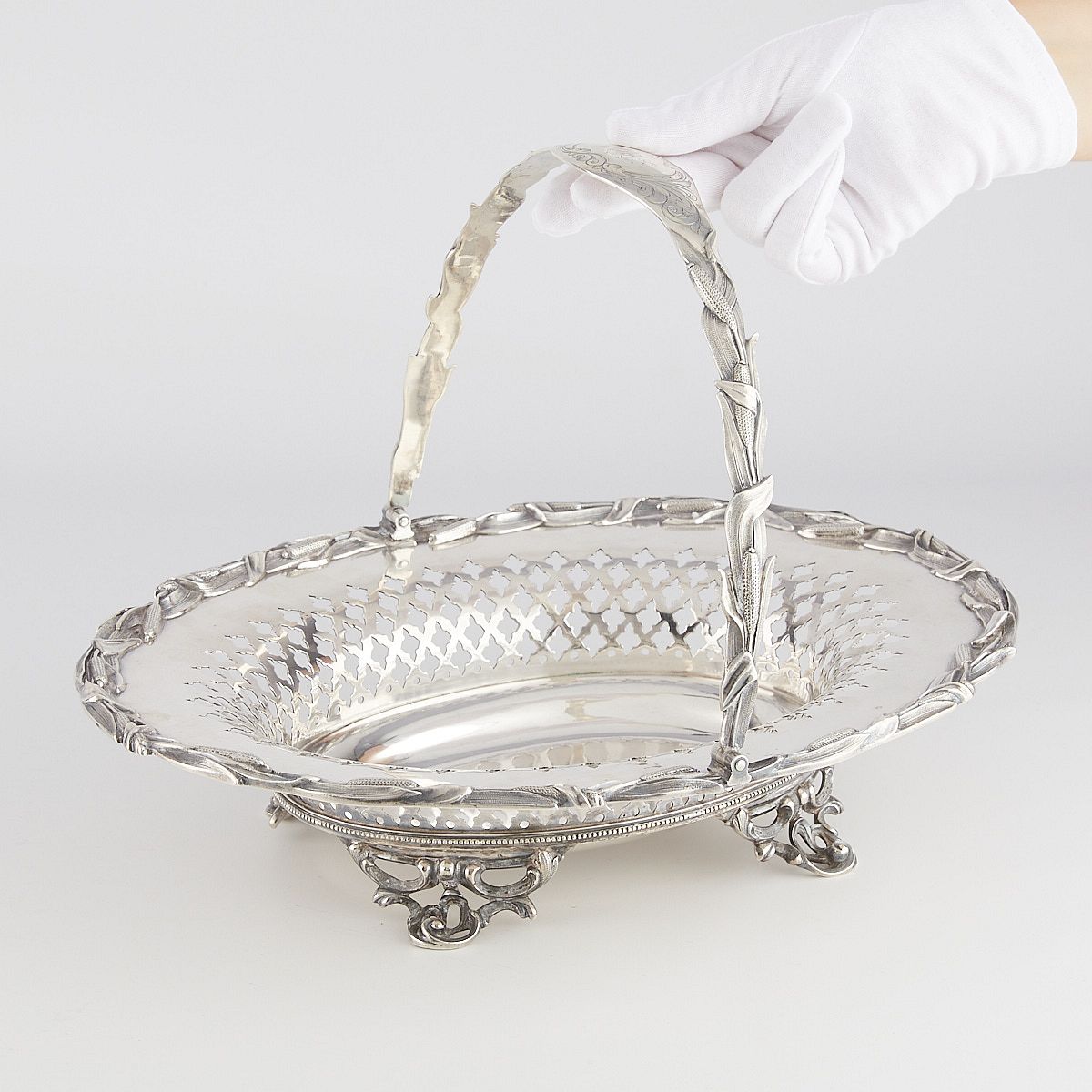 Ball, Tompkins & Black Coin Silver Basket