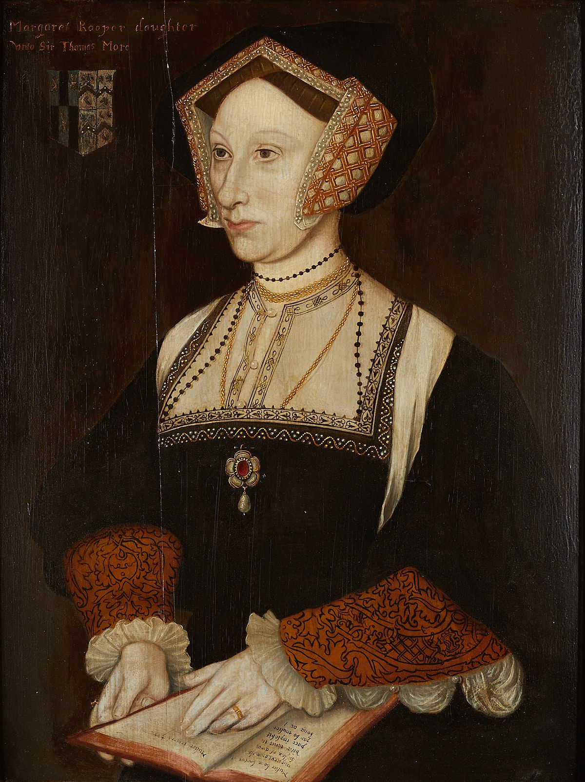 After Hans Holbein Margaret Roper Oil on Panel