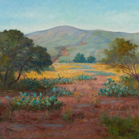 Nicholas Brewer "Texas Hill Country" Oil on Canvas