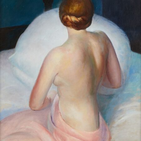 Guy Pene Du Bois "Blonde Nude" Painting