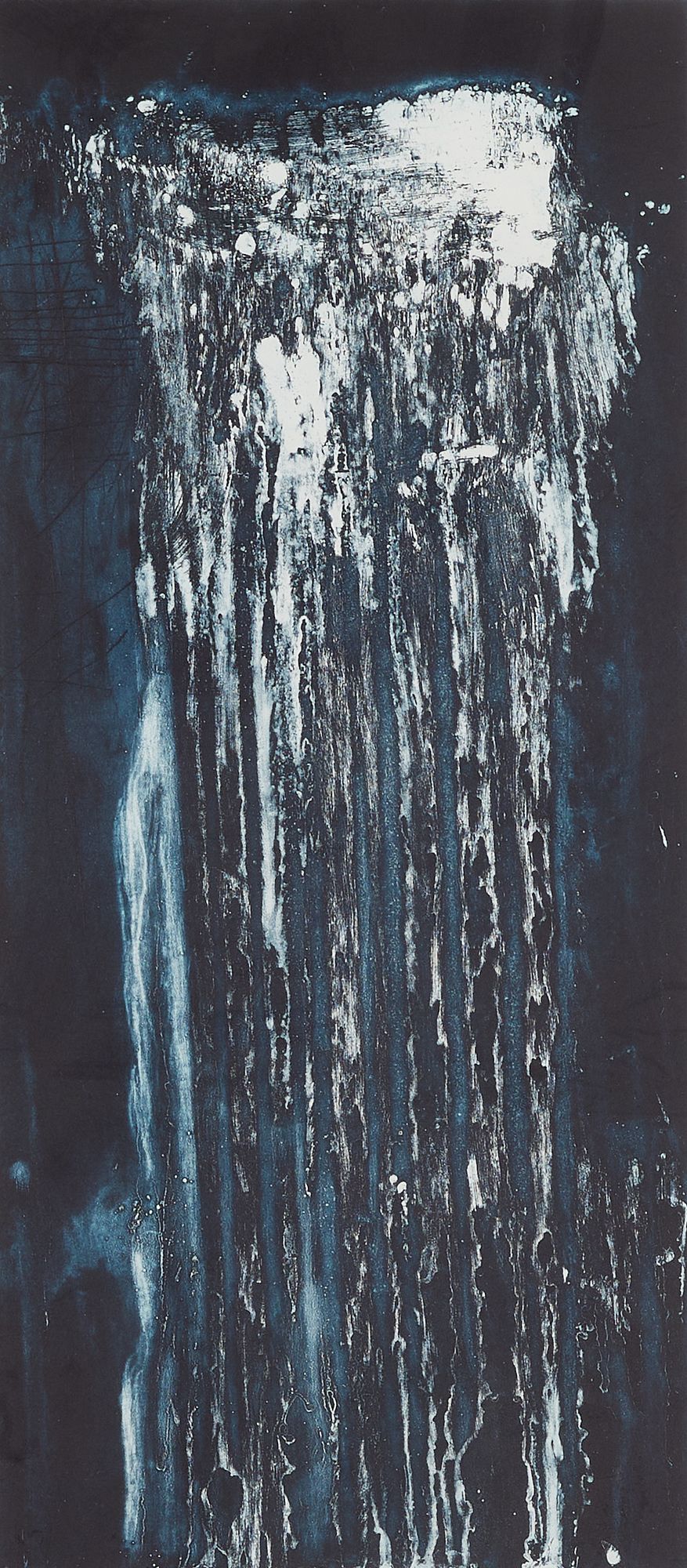 Pat Steir "Beautiful" Waterfall Aquatint 2008