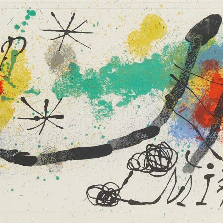 Joan Miro Lithograph w/ Original Notations