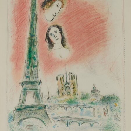 Marc Chagall "Paris of Dream" Lithograph