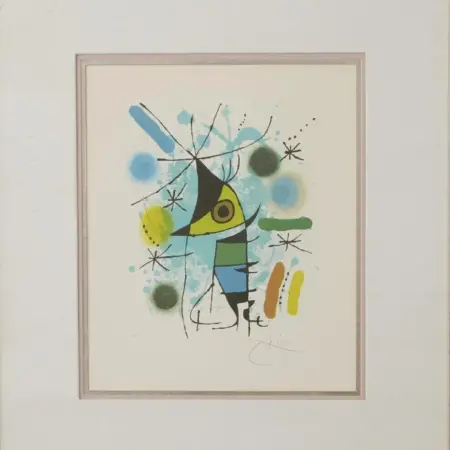 Joan Miro Volume 1 Fish Lithograph