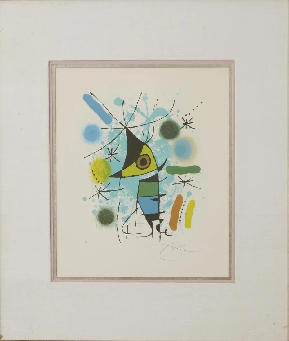 Joan Miro Volume 1 Fish Lithograph