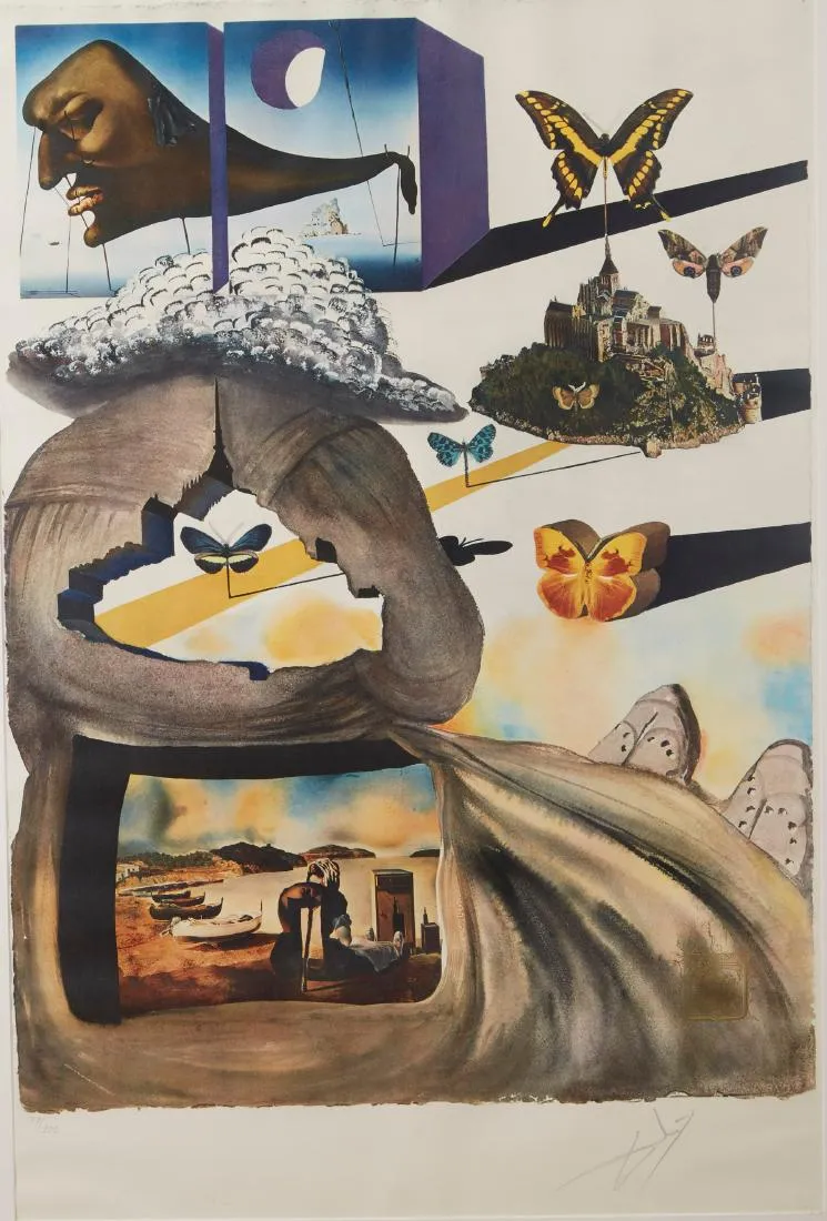 Salvador Dali Normandie Color Lithograph