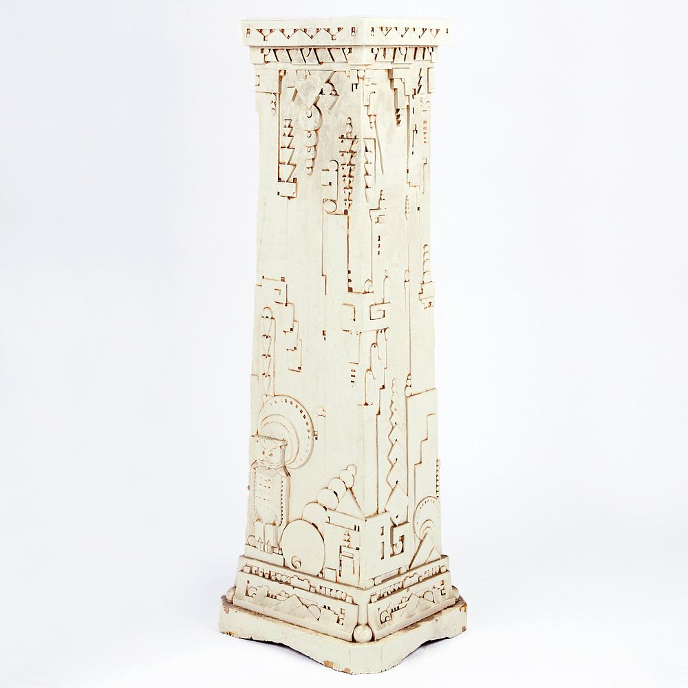 Fernand Moreau Northwestern Norweta Terracota Pedestal