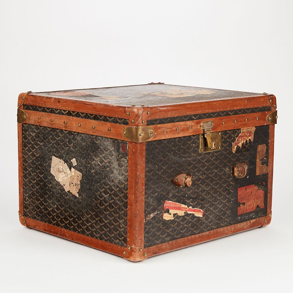 Rare Early 20th c. Malles E. Goyard Trunk